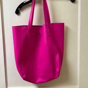 Jcrew leather tote bag